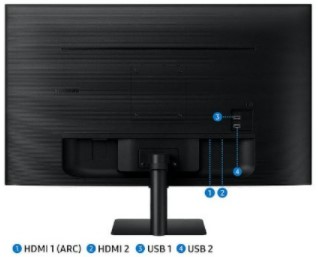 מסך מחשב חכם Samsung M5 32 FHD VA Speakers Built in Apps 8ms