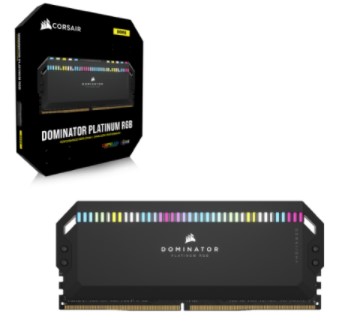 ז.לנייח CORSAIR DDR5 DOMINATOR PLATINUM RGB 32GB 2x16 5600mhz C36