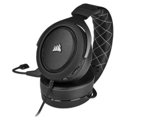 אוזניות לגיימרים Corsair HS60 PRO SURROUND  צבע שחור
