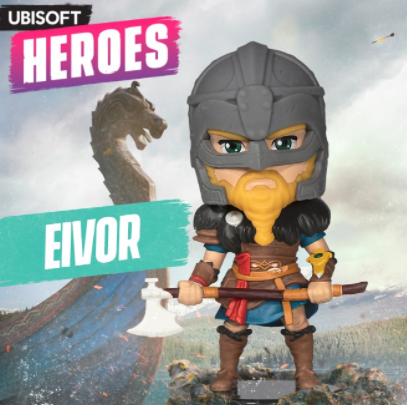 Ubisoft Heroes Series 2 Chibi Assassins Creed Eivor Male