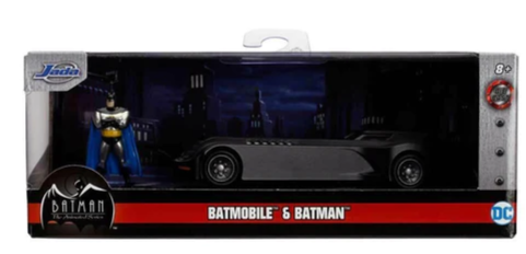 באטמוביל סדרת האנימציה המצוירת ודמות באטמן | Batman The Animated Series Batmobile And Batman 1:32