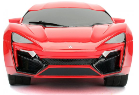 מכונית RC מהיר ועצבני Lykan Hypersport Red 1:16 מבית Jada