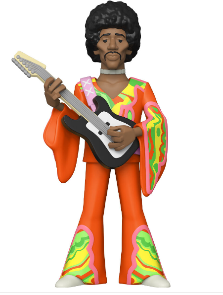 פסל Vinyl Gold figure Jimi Hendrix 30cm ג'ימי הנדריקס