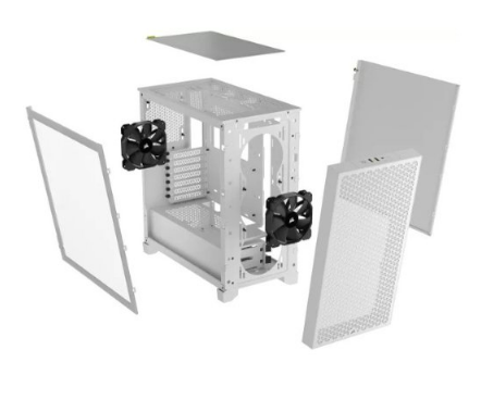 מארז Corsair 3000D AIRFLOW Mid Tower CASE White