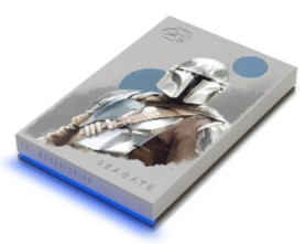 כונן קשיח חיצוני Seagate The Mandalorian Special Edition FireCuda 2TB