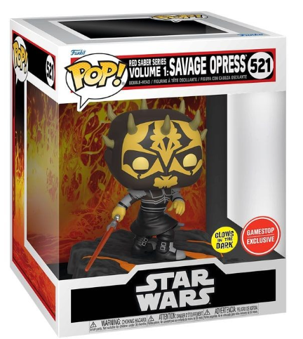 בובת פופ Funko Pop! 521 Star Wars Red Saber Series Savage Opress Glow Deluxe Vinyl Figure