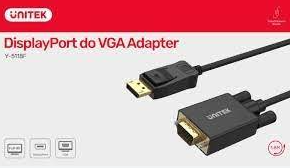 כבל Unitek Y-5118F | Display Port to VGA Cable