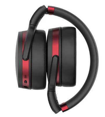 אוזניות אלחוטיות Sennheiser HD 458BT ANC Bluetooth צבע שחור/אדום