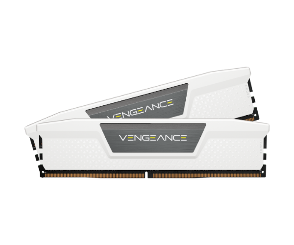 זיכרון לנייח CORSAIR VENGEANCE 64GB 2x32GB DDR5 5200MHz C40 White